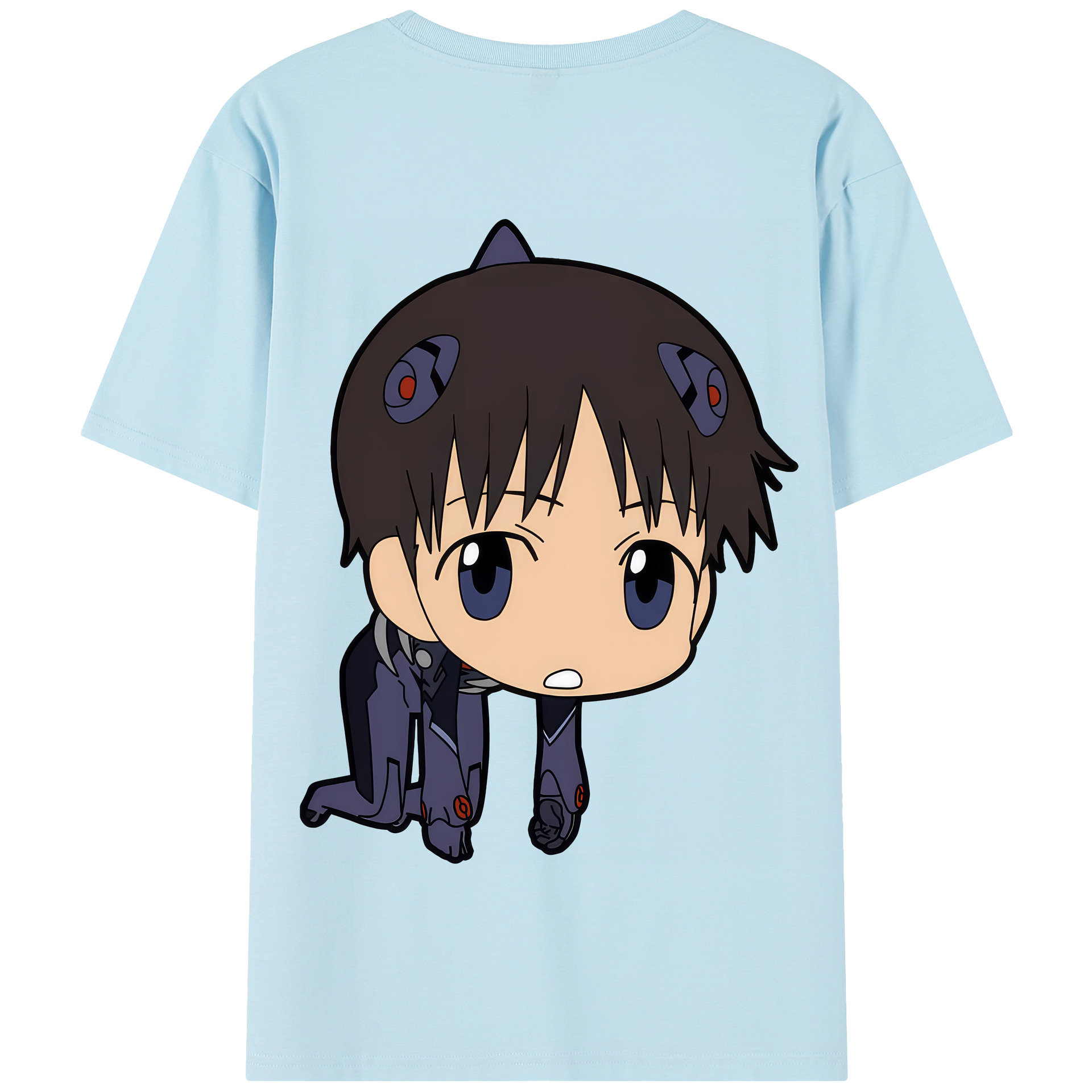 （画像用） EVA 新世紀エヴァンゲリオン 綿100％半袖Tシャツ（背面プリント）